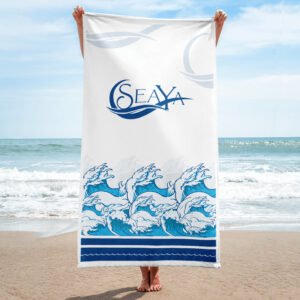 Sublimated White Towel