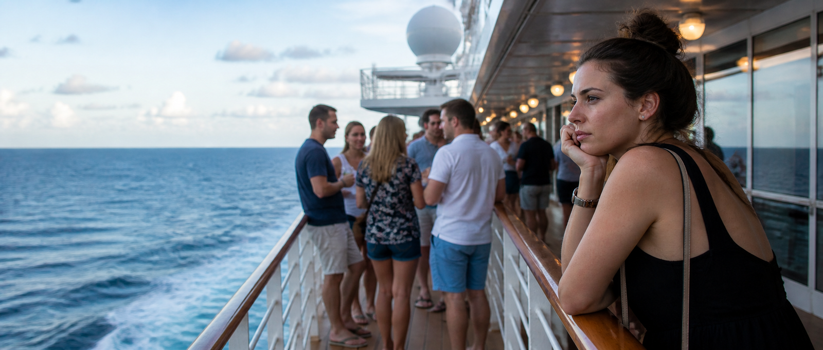 Why It Feels Hard to Talk to People on a Cruise
