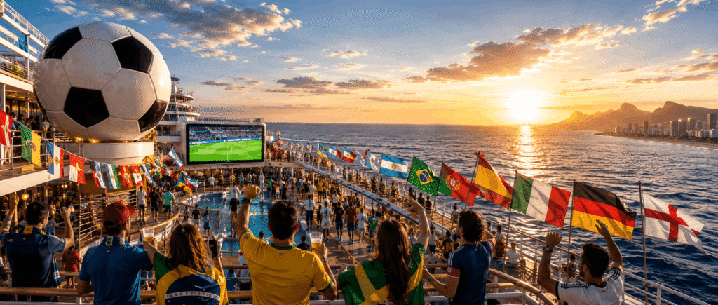 Planning a World Cup Cruises adventure? Discover the best cruise lines for live FIFA 2026 matches, fan meetups, solo travel tips, and Seaya.