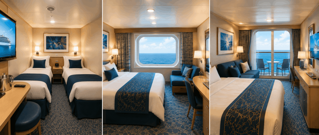 Best Cruise Cabin Inside vs Ocean View vs Balcony
